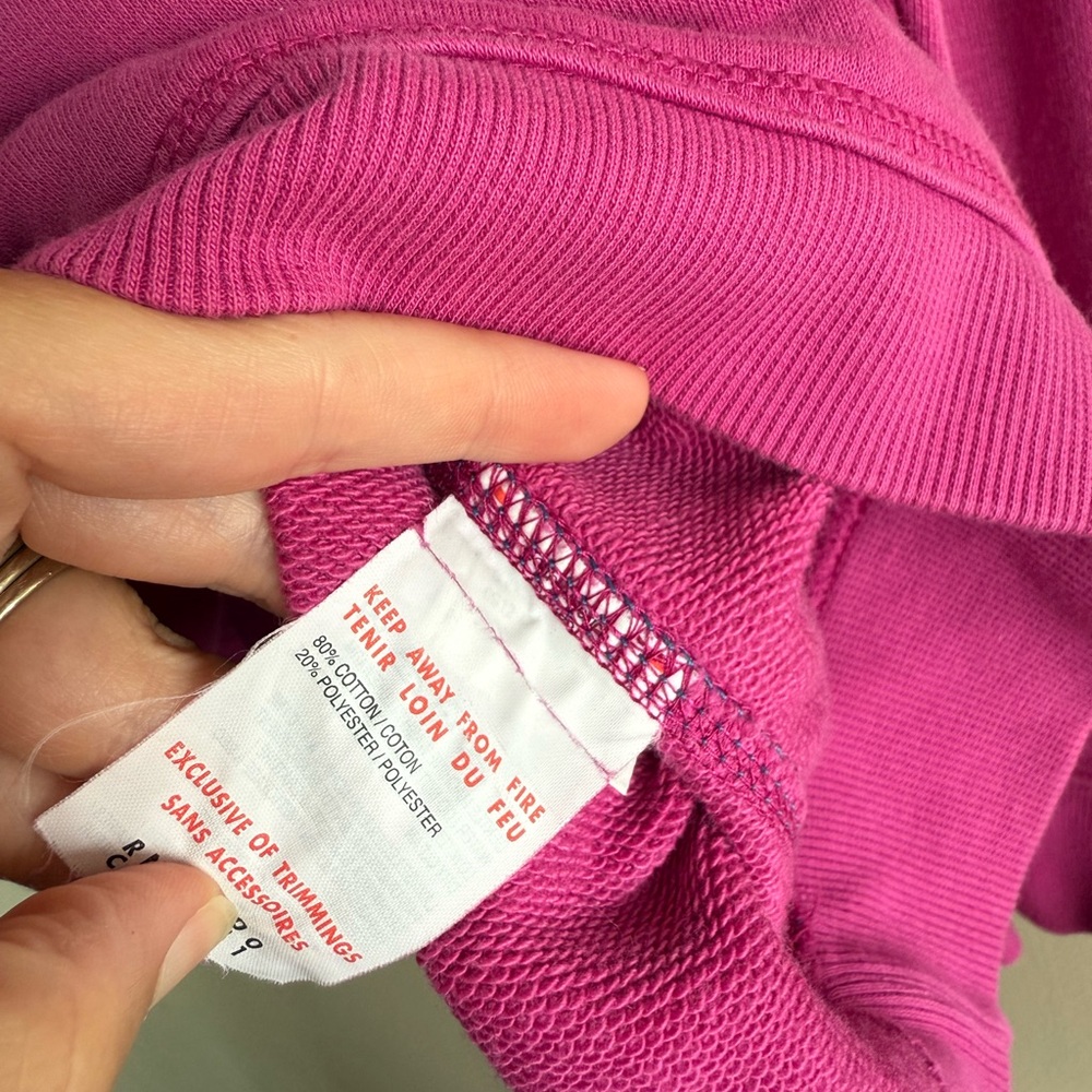 Puma Vibrant Pink Hoodie with Blue Details - Picture 8 of 8